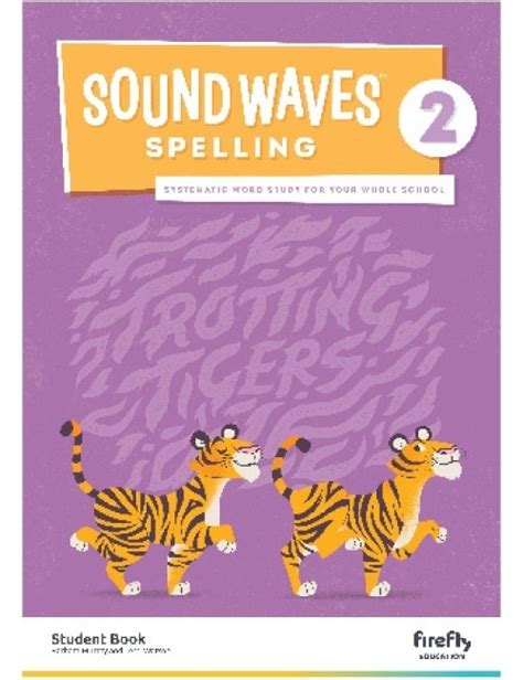 Firefly Education Sound Waves Spelling Student Book 2 School Locker