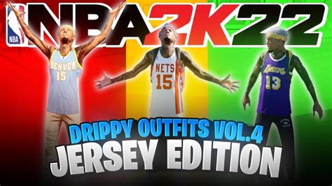 Best Drippiest Outfits On Nba 2k22 Jersey Edition Vol 4 👟 Youtube