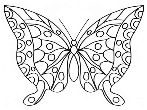 10 Disegni Di Farfalle Da Colorare Butterfly Coloring Page Coloring