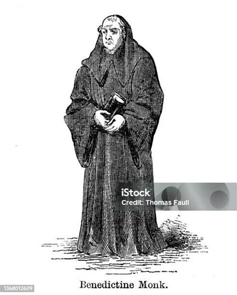 Benedictine Monk Stock Illustration Download Image Now Monk