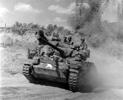 M18 Hellcat Tank Destroyers Of The 637th Advancing In The Vicinity Of