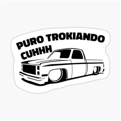 Trokiando Cuhh Sticker For Sale By Yazzy2good Redbubble