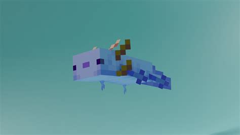 Artstation Minecraft Axolotl