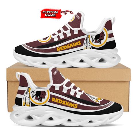 Washington Redskins Nfl Custom Name Clunky Max Soul Shoes Sneakers For