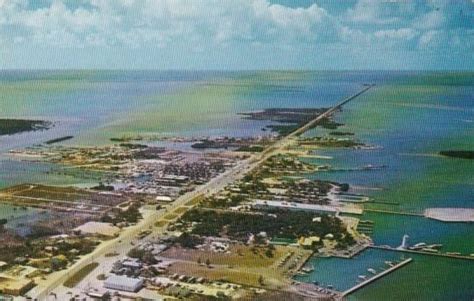 Florida Marathon Aerial View In The Florida Keys United States