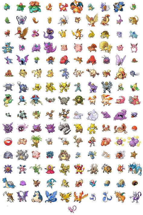 Original 151 Pokemon These Are My Favorites Pokemon Pokedex