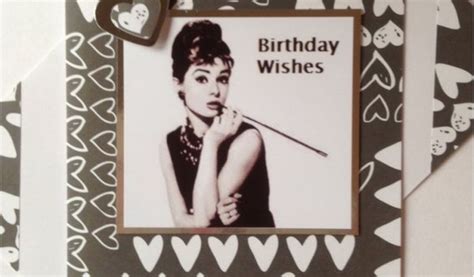 Audrey Hepburn Birthday Card Audrey Hepburn Birthday Card Famous