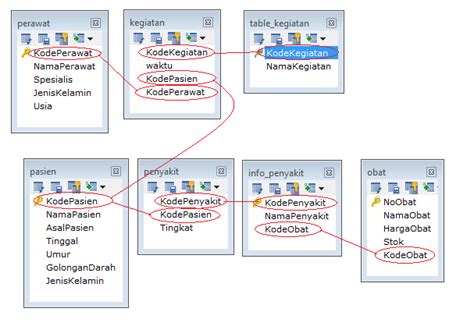 Struktur Tabel Database Rumah Sakit Contoh Database Kampus Contoh