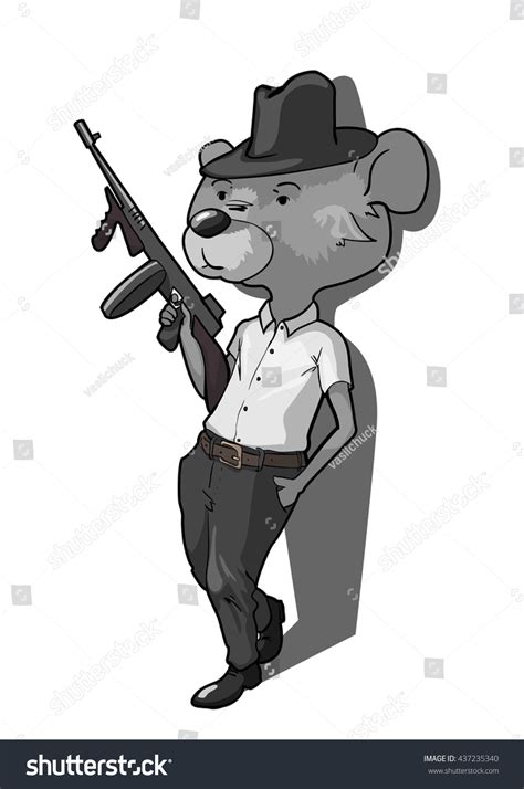 Gangsta Bear Cartoon Gangster Bear Images Stock Photos Vectors