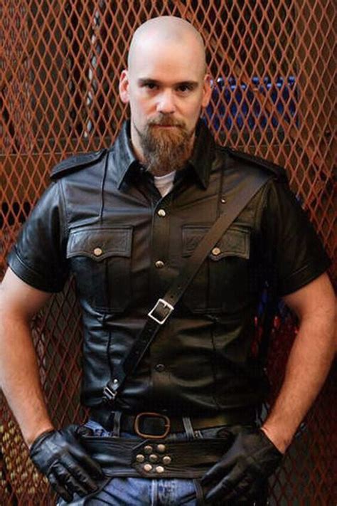 Cowboy Leather Jacket Men Leather Shirt Leather Men