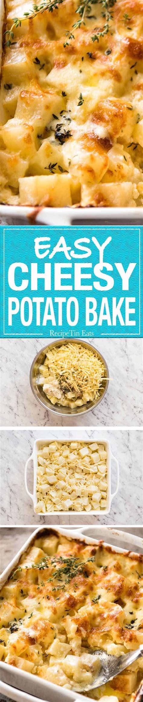 In the i have included three different sizes for russet potatoes, all baked at 425° fahrenheit. Easy Creamy Cheesy Potato Bake | Recipe | Creamy cheesy ...