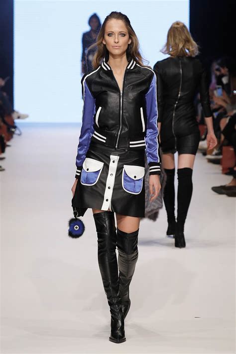 Models Walks The Runway During Platform Fashion Leather Celebrities