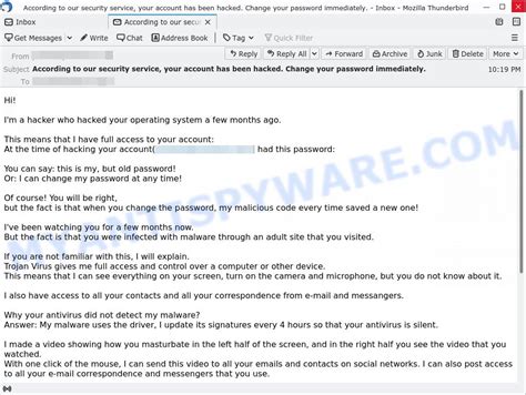 What To Do If You Received An Email Saying Im A Hacker Who Hacked Your
