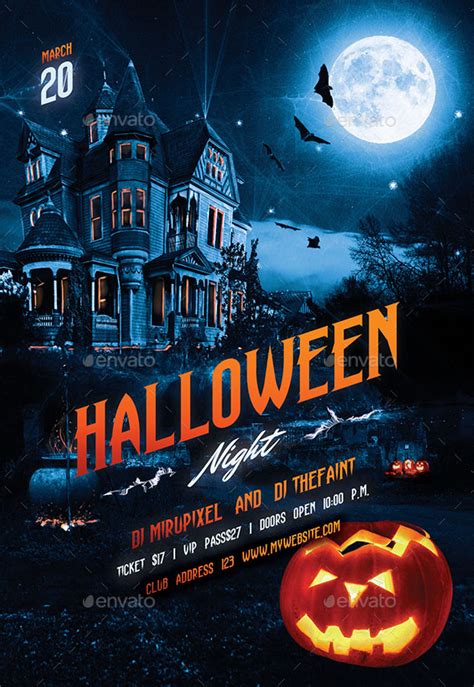 60 Premium And Free Psd Halloween Flyer Templates Free Psd Templates