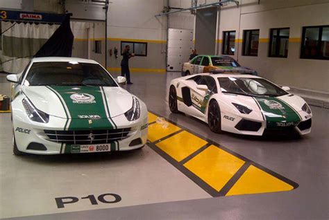 Dubai Police Officially Unveil Ferrari FF Cop Car Drive Arabia