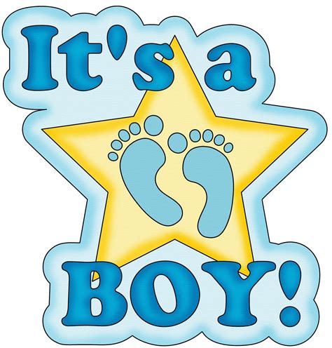 Its A Boy Title Baby Shower Clipart Boy Baby Shower Card Baby Bear