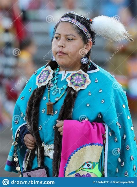 Beautiful Native American Woman Editorial Photo Image Of Custom Colorful 154441721
