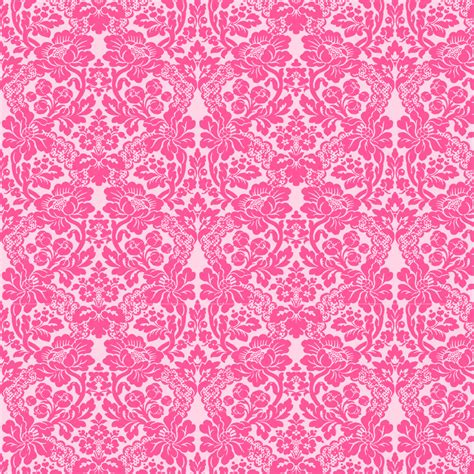 Free Digital Pink Damask Scrapbooking Paper