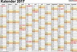 Kalender 2017 zum Ausdrucken als PDF (16 Vorlagen, kostenlos)