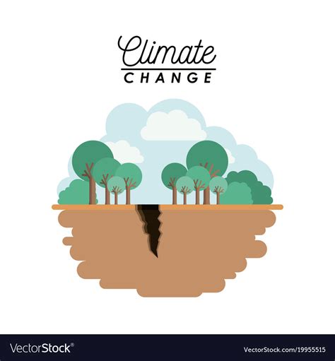 Effects Of Climate Change Royalty Free Vector Image