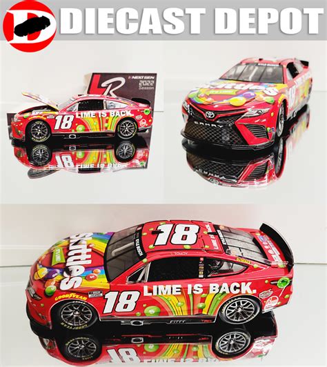 Kyle Busch 2022 Skittles Lime 18 Next Gen Camaro 124 Action Collector