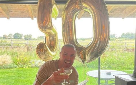 Paddy Mcguinness Celebrates Turning 50 As Ex Wife Christine Enjoys Girls Holiday In Ibiza