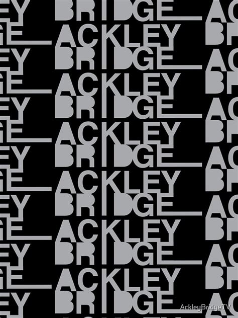 Ackley Bridge Greyscale Logo Iphone Case And Cover By Ackleybridgetv