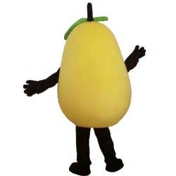 Pear Mascot Costume Fruits Vegetables Costume