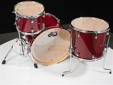 Dw Design Series 6pc Drum Set Cherry Stain