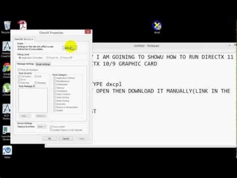 Jan 10, 2019 · to sort this out, you have to scan and update the graphics card drivers to the latest version compatible with your specific hardware. HOW TO RUN DIRECTX 11 GAMES ON DIRECTX 10/9 GRAPHIC CARD (AC UNITY) (WORKS 100%) - YouTube