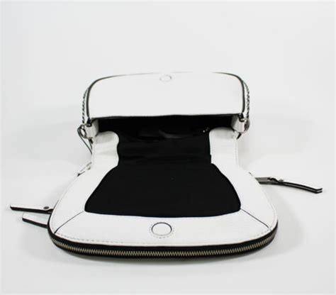 Marc Jacobs Pyt White Small Leather Saddle Bag Ebay