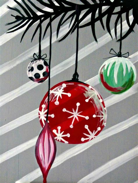 30 Christmas Ornament Painting Ideas