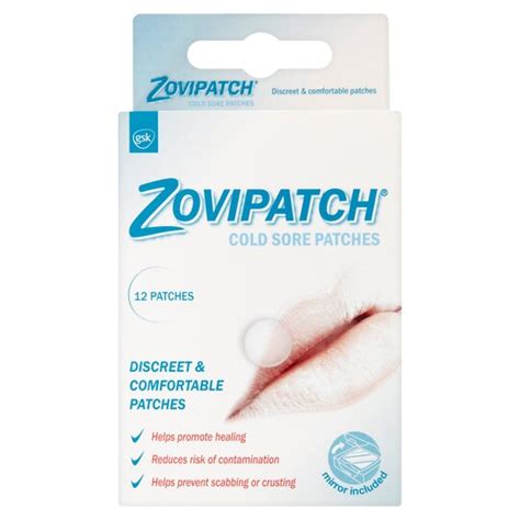 Zovirax Zovipatch Cold Sore Patches Tesco Groceries