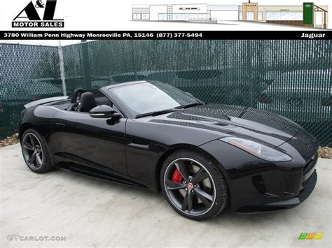 15 city / 23 highway. 2016 Ultimate Black Metallic Jaguar F-TYPE R Convertible ...