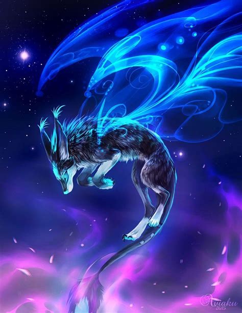 Mystical Animals Image By Howling At The Moon 🌕 On Anime Wolves