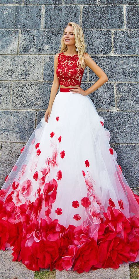 83 Beautiful Non Traditional Wedding Dress Ideas Every Women Will Love Vis Wed Red Bridal