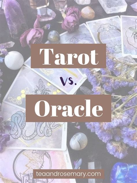 Tarot Vs Oracle Whats The Difference Tarot Cards For Beginners