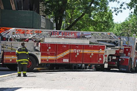 Picture Of City Of New York Fire Department Ladder Company 118 Backing