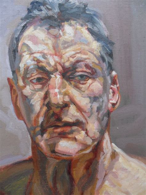 Lucian Freud Portrait Art Lucian Freud Portrait Painting