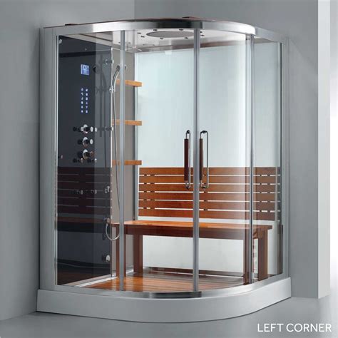59 x 59 frewin corner steam shower enclosure corner shower enclosures glass shower