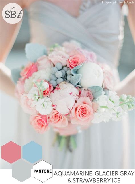 Pantone Spring 2015 Gorgeous Wedding Bouquet Pantone Wedding