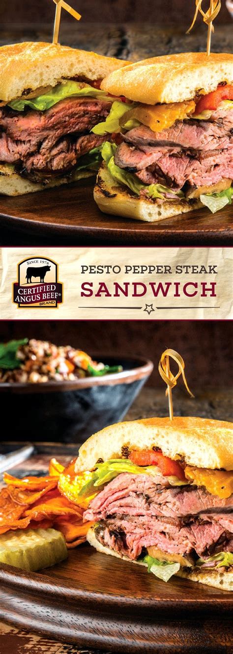 295 homemade recipes for cheese spread from the biggest global cooking community! Certified Angus Beef®️️️ brand Pesto Pepper Steak Sandwich ...