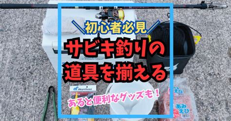 【初心者必見】サビキ釣りに必要な道具一式＆便利グッズの解説 近所で何か釣るブログ