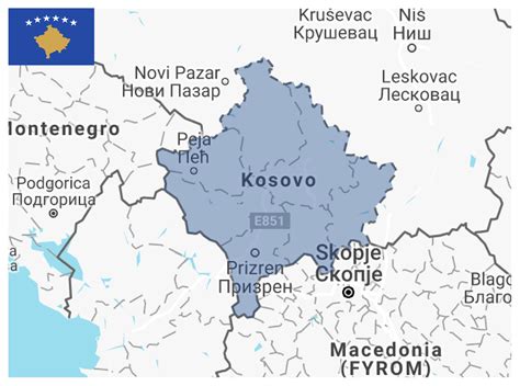 Kaart Kosovo Vogels