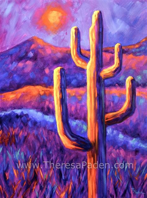 Desert Cactus Painting At Explore Collection Of