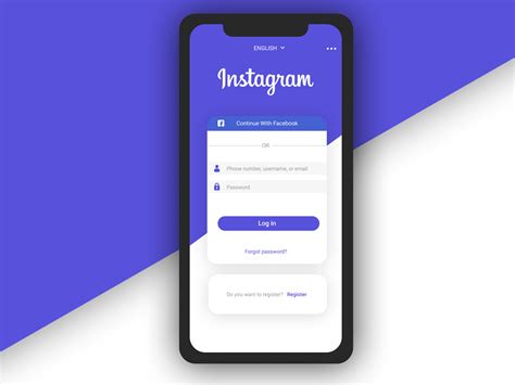 Redesign Simple Login Instagram App By Pablo Fernando