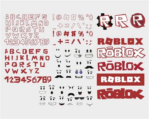 Roblox Alphabet Svg Roblox Font Svg Roblox Letter Roblox Etsy