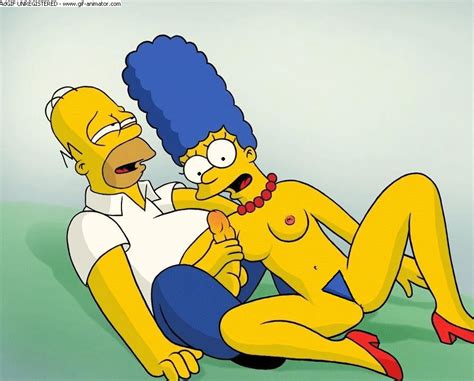Rule 34 Animated Breasts Clothes Color Female Handjob Homer Simpson