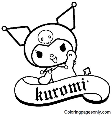 Kuromi Sanrio Coloring Pages Kuromi Coloring Pages Páginas para
