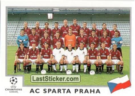 The champions hit dukla for five and jihlava drop down to the fnl on a tense final day; Sticker 239: AC Sparta Praha team - Panini UEFA Champions ...